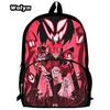 Hell Inn Hazbin Hotel Student School Bag High Value Leisure Oxford Ridge Relief Backpack