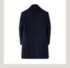 Men's Detachable 100% Cashmere Lined Woolen Coat
