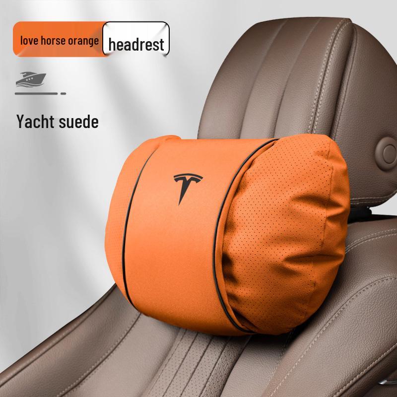 Headrest Cushion and Lumbar Support for Tesla Model 3/Y/S/X