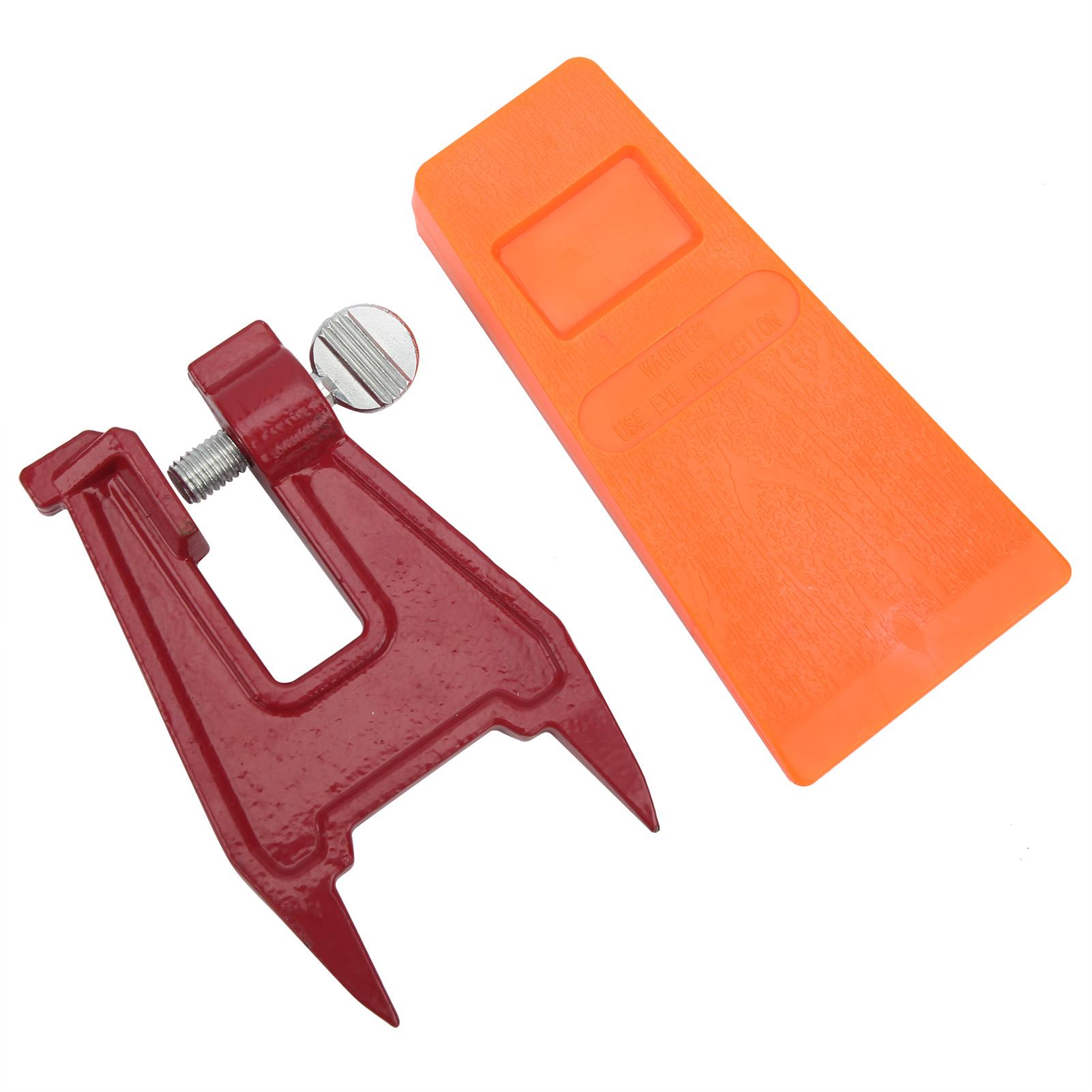 

5,5-дюймовый оранжевый клин для валки леса, клин для резки деревьев с направляющей пластиной, кронштейн, аксессуары