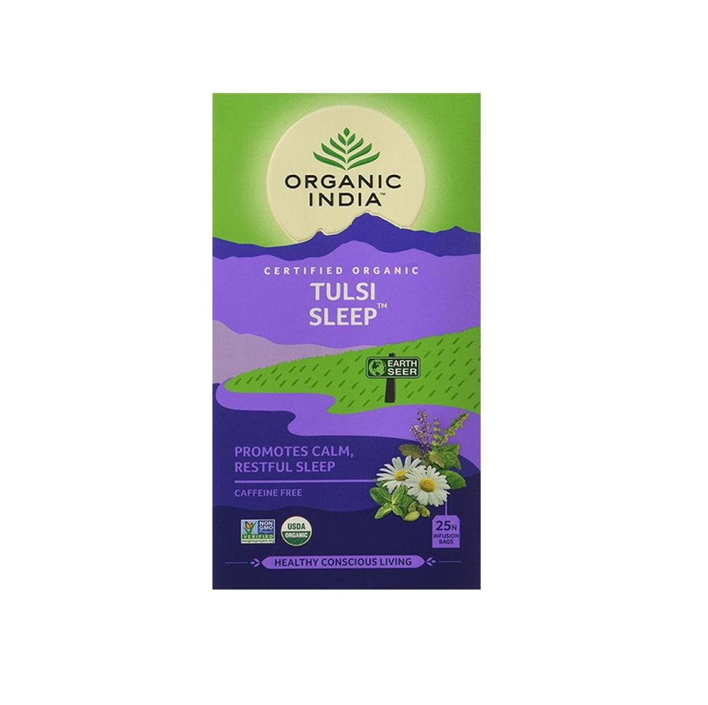 Tea with Tulsi: for Healthy Sleep (25 Pak, 1.8 G), Tulsi Sleep Organic India