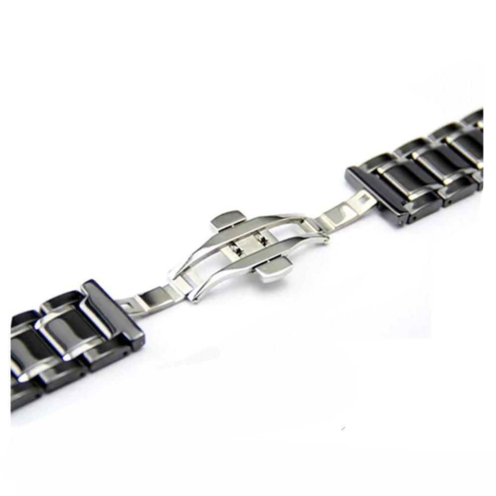 Ceramic Bracelet with 20mm Telescope, Black