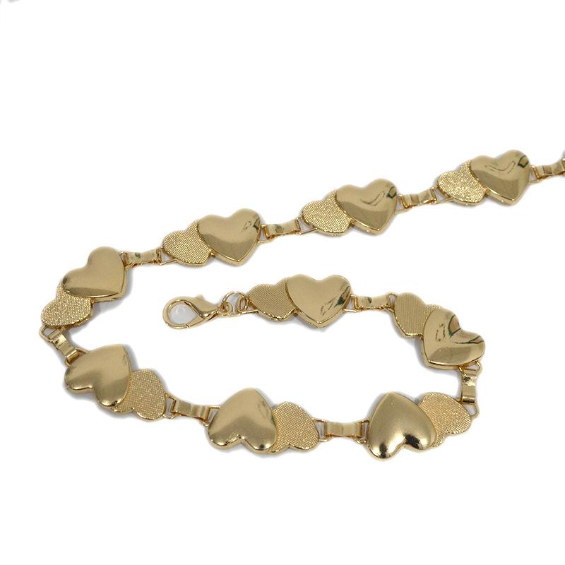 2026 Summer New Ladies Fashion Love Buckle Metal Thin Waist Chain Skirt Coat Decoration belts for women luxury designer brand