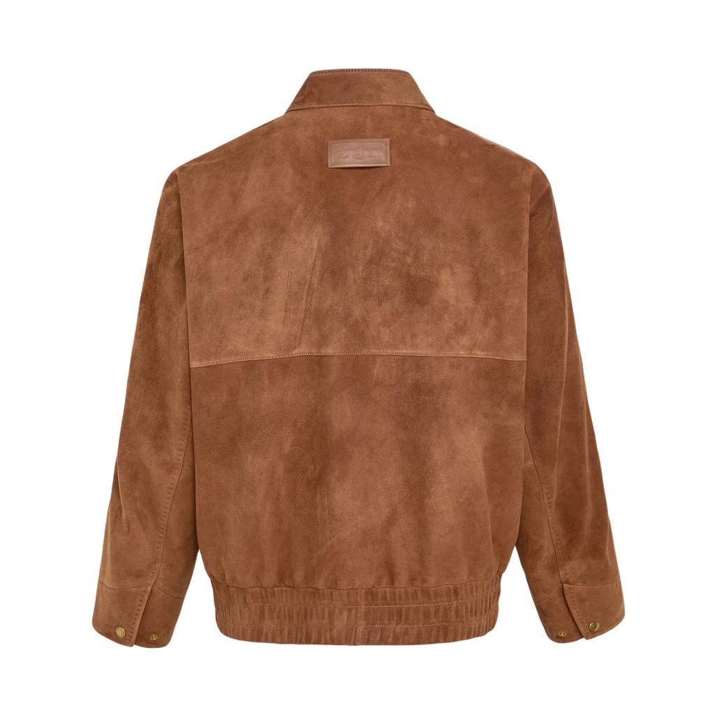 Adidas Originals Leather Jacket Sports Lapel Striped Loose Fit Men Jackets KV5939