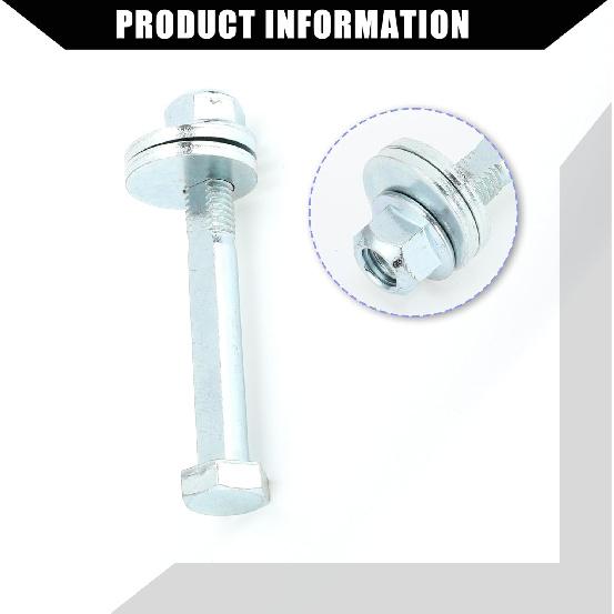 N.º 13100047 Kit de pernos de alineación de ángulo de piñón de avance para Dodge Ram 1500 1994-1999 / Perno de inclinación inferior delantero / Duradero / 1 juego
