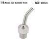 Stainless Steel Coolant Hose Nozzles Low Maintenance Anti Rust for CNC Lathes Toolholder Factory Machining Tooling