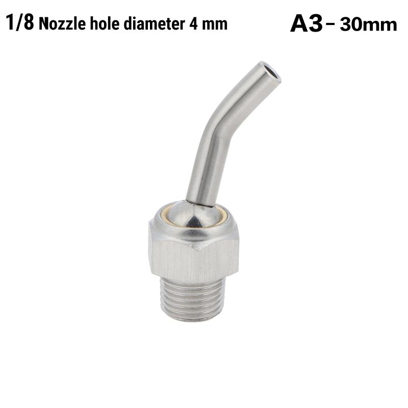 Stainless Steel Coolant Hose Nozzles Low Maintenance Anti Rust for CNC Lathes Toolholder Factory Machining Tooling