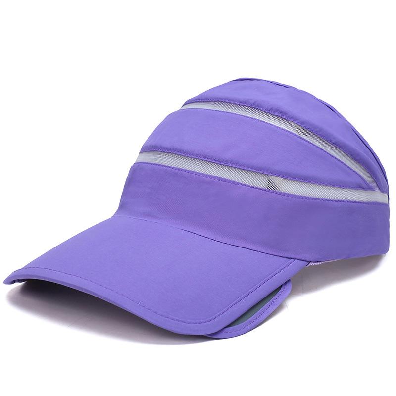 New Scalable Baseball Caps For Women Men Summer Outdoor Sports Quick Drying Patchwork Mesh Sunhat Cycling Hats Sunscreen Cap