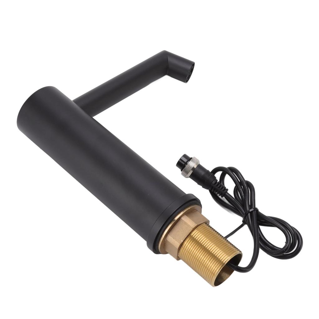 G1 2 Automatic Faucet 304 Stainless Steel Battery Powered Hands Free Single Cold Sensor Faucet for Bathroom Hotel AC220V