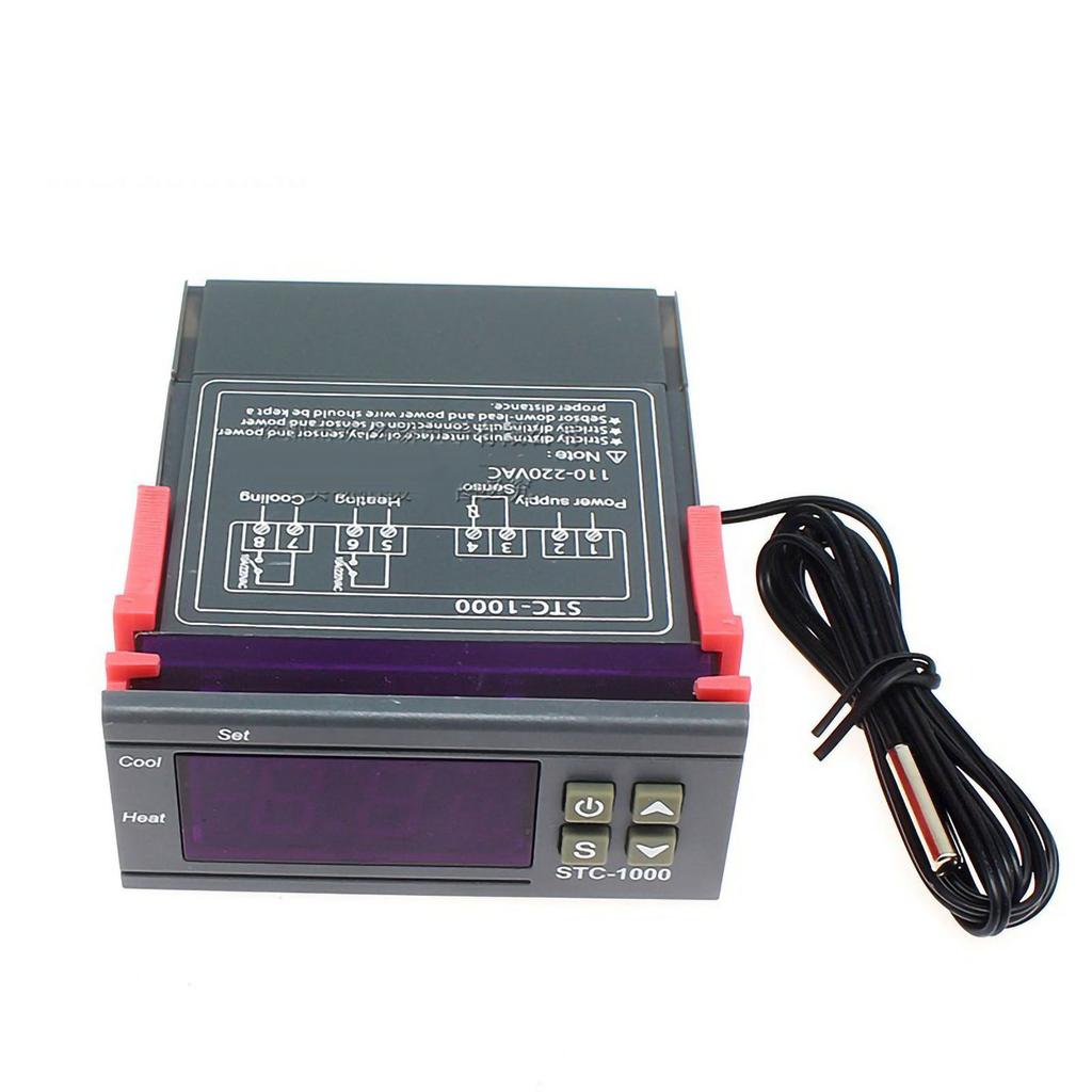 Controlador de Temperatura por Microcomputadora Termostato con Pantalla Digital Interruptor para Acuario Incubación