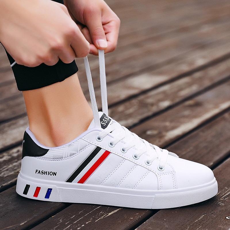 

Мужская белая обувь, Модные кроссовки, Универсальная повседневная обувь, Спортивная обувь, Мужская обувь, Мужская белая обувь, 44 красный