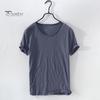 Summer Men T-shirt Round Neck Quick-drying Pure Color Thin Short Sleeve Loose Pullover Casual Streetwear Daily Wear Sport Top
