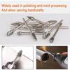 10pcs/set Carbide Rotary Burr Set Carving Burr Bits with 3mm Shank 6mm Bit for Wood & Stone Carving, Steel Metal Working