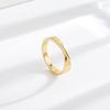 Trendy Möbius Ring: Women's Light Luxury 18K Gold Titanium Steel - Non-fading Stainless Steel Design