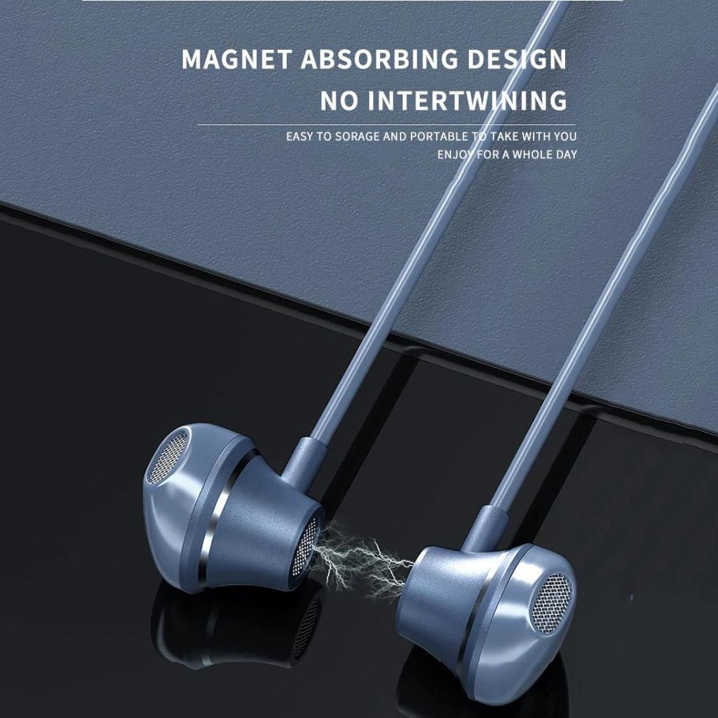New Magnetic Neck Hanging Headphone Stereo Bass Wireless Bluetooth-compatibile Sport Earphones Waterproof Support TF Card