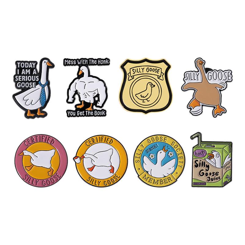 2-10pcs/set Cartoon Animal Collection Enamel Pins Cute Capybara Pet Dogs Cats Brooches Lapel Badge Jewelry Gift For Kids Friends