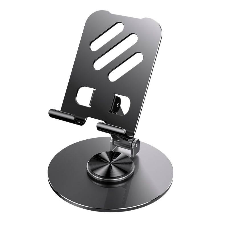 Adjustable All-Metal Tablet & Phone Stand - Rotating, Foldable, High-End Design