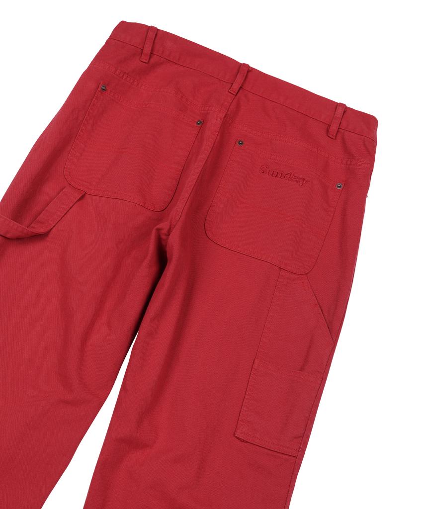 SUNDAY FRUIT MARKET Sunday Carpenter Pant Red