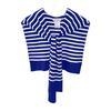 Ladies' Fashion Striped Yarn Fake Collar Imitation Wool Shawl Knitted Outer Decoration Knotted Scarf