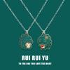RUI RUI YU Little Monster Necklace Pendant Necklace for Women Men Girlfriend Couple Lover Jewelry Gift
