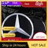 Neues C200 E200 Für Mercedes Benz 3D ABS Logo Der Stern für den Kühlergrill Logo Plakette Spiegel Unterseite für Mercedes-Benz W167 GLC GLE CLS 2