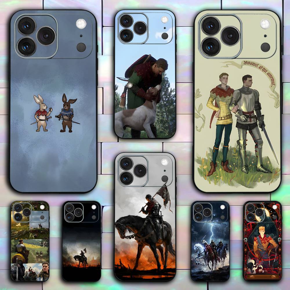 KCD Kingdom Come Deliverance Handyhülle Für iPhone 17,16,15,14,13,12,11,XR,Pro,XS,Max,XR,Plus,Mini Silikon Schwarz Stoßfest