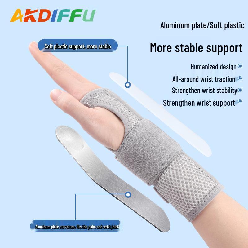 Adjustable Cross-Border Wrist Support with Removable Steel Plate for Tenosynovitis - Breathable Anti-Twist Design