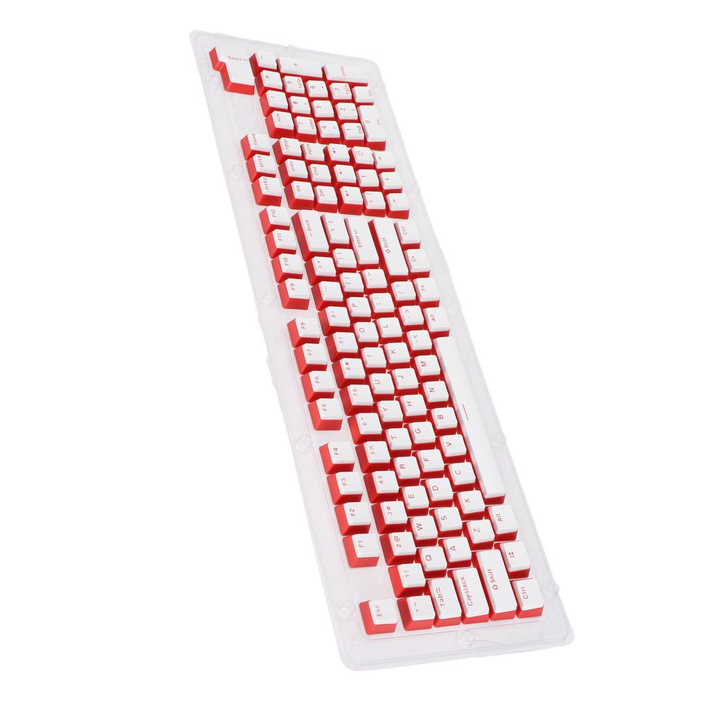 Keyboard Keycaps FOS Step 110 Keys OEM Height 2 Color Injection Molding Computer Accessories