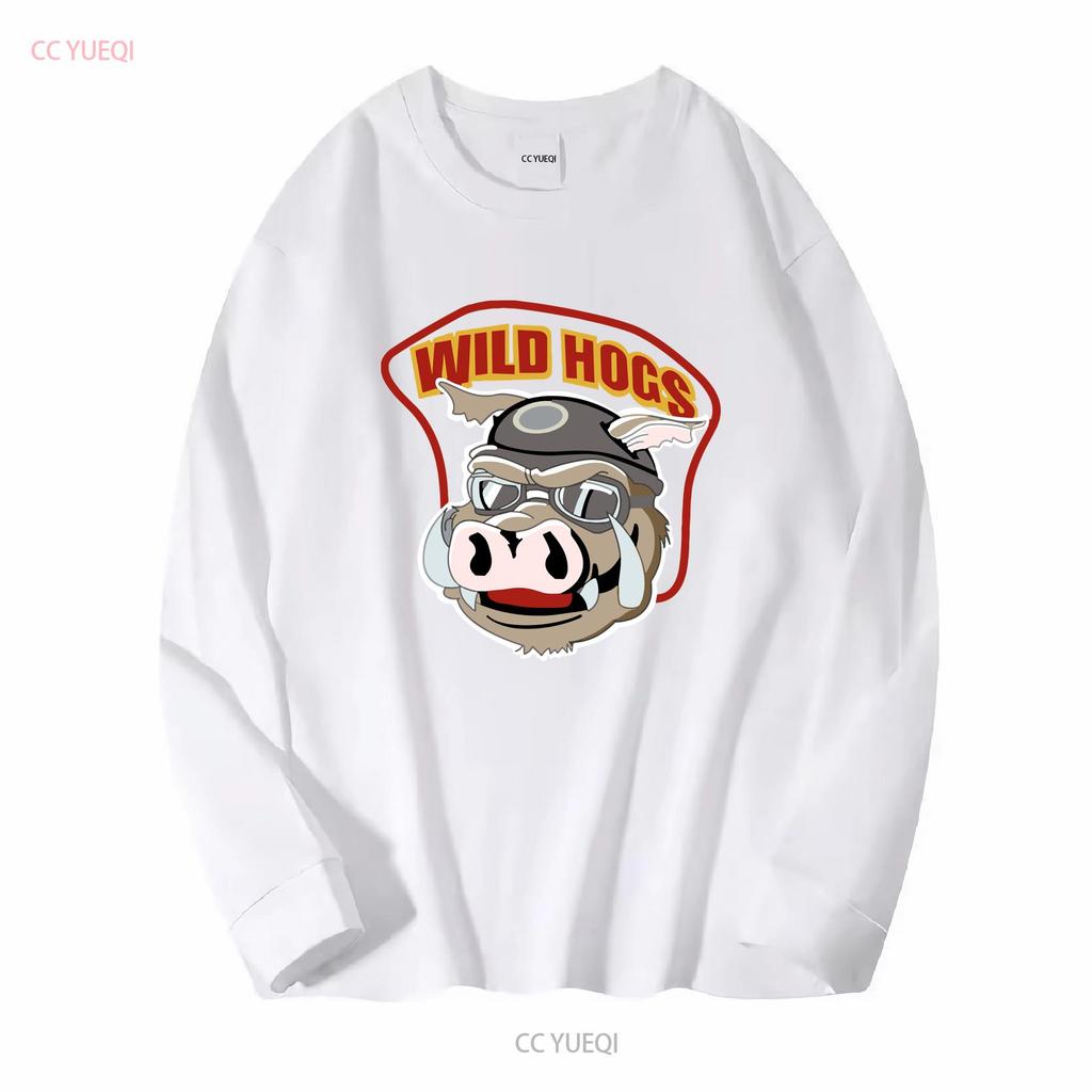 New Wild Hogs Logo Active T Shirt American Funny Size S 5xl long or short sleeves vintage Washed Comfortable Slightly Versatile