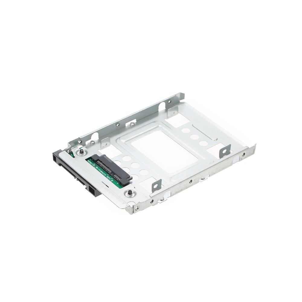 2.5" SSD To 3.5" SATA Hard Disk Drive HDD Adapter Hot Swap Plug Converter Bracket Tray Cage