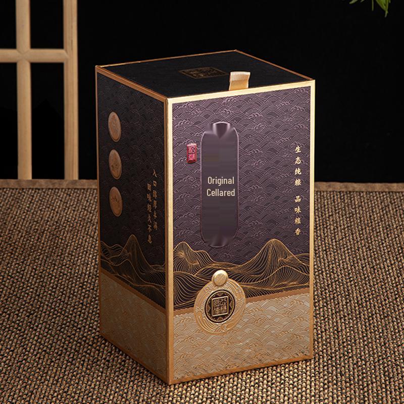 Sealed Ceramic Wine Bottle for Home, Cellar Storage, Decoration, Empty Jar Ornament
