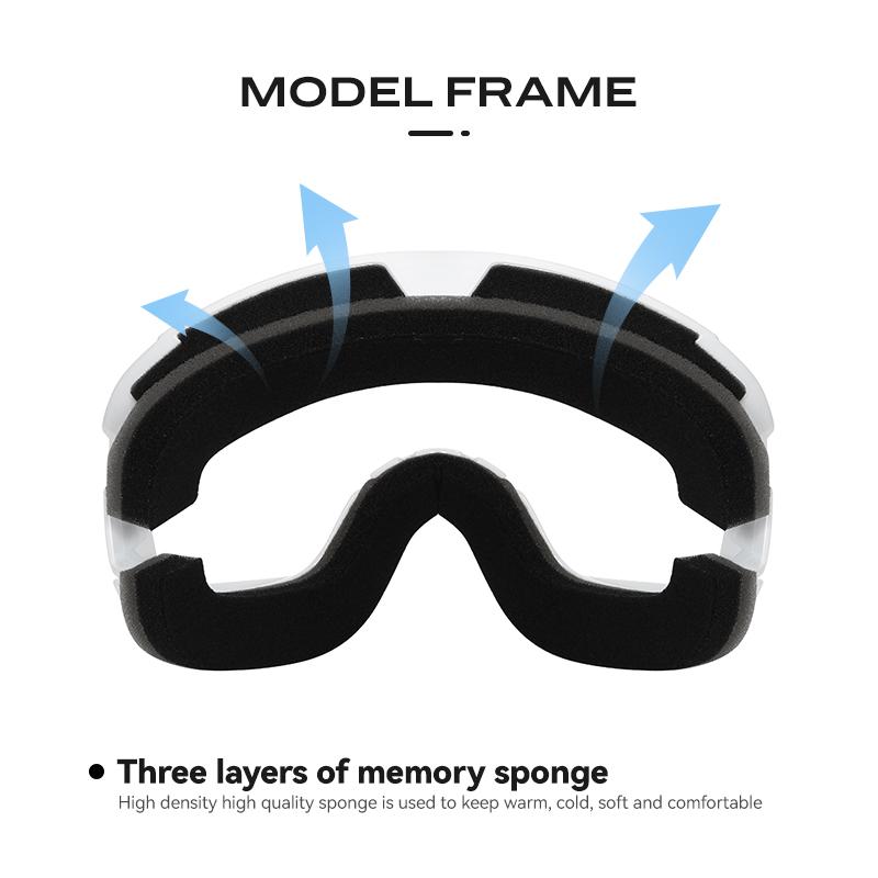 Double Layers Anti-fog Ski Goggles Snowmobile Ski Mask Skiing Glasses Men Women Snow Googles Snowboard Sunglasses Free Case