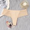Women Sexy Seamless Perspective Panties Briefs Female Underpants G-string Solid Color Thongs Intimates Lingerie for Women
