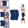 Comfortable Blue Knitted Knee Support For All Sports With Thermal Protection