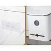 Wall Mounted Hanging Trash Bin with Sliding Lid Anti-odor Organization Box Accessory for Indoor Outdoor Traveling