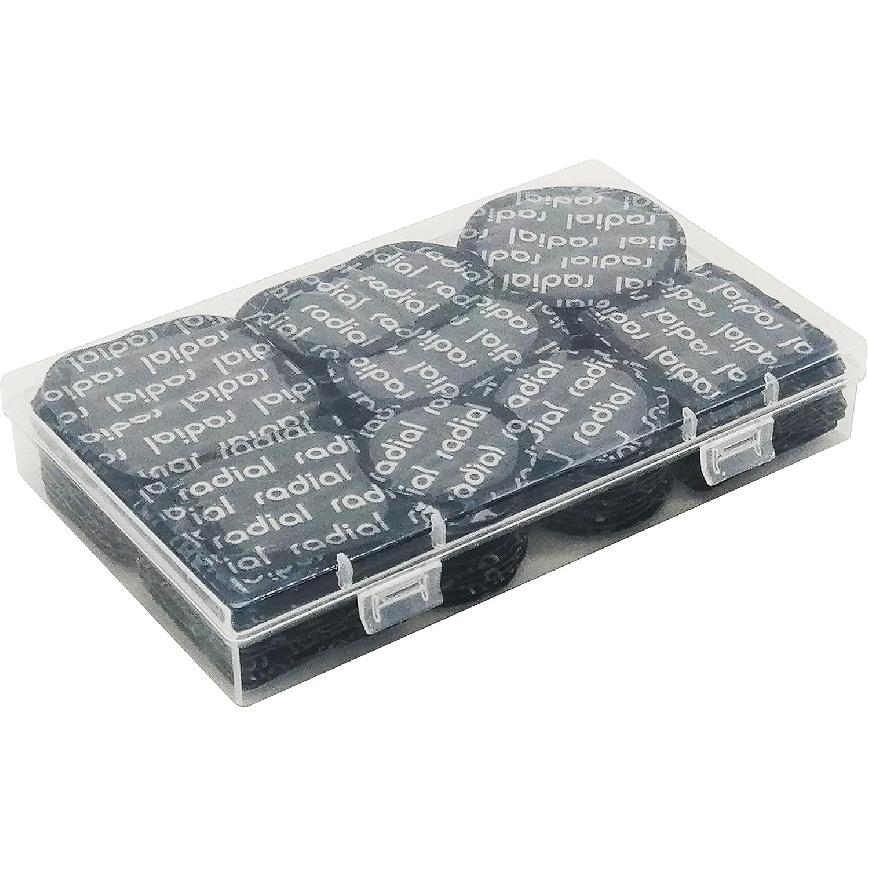 Professional Self-Vulcanizing Tire Repair Patches 96 Pcs - Multi-Size (41Mm To 57Mm) Radial Tire Patch Kit For Cars/Trucks/Motorcycles, Heavy Duty,