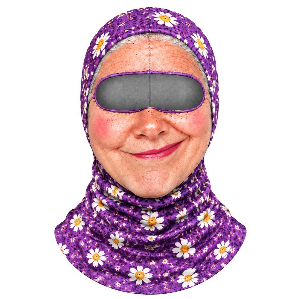 3D Face Printed Funny Ski Mask Old Man Pattern Winter Mask Cover  For Outdoor/Cycling/Pranks/Party