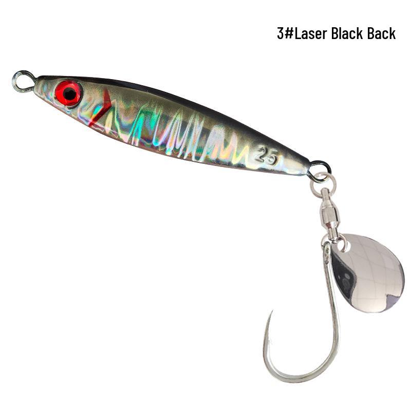 

Маленькая толстая блесна-спиннер: Одинарный крючок, дальний заброс, универсальная искусственная приманка для морской рыбалки, макрель 40g