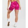 Gymshark Gs Power Original Tight Shorts Magenta Pink Print B4a6u Kbh3