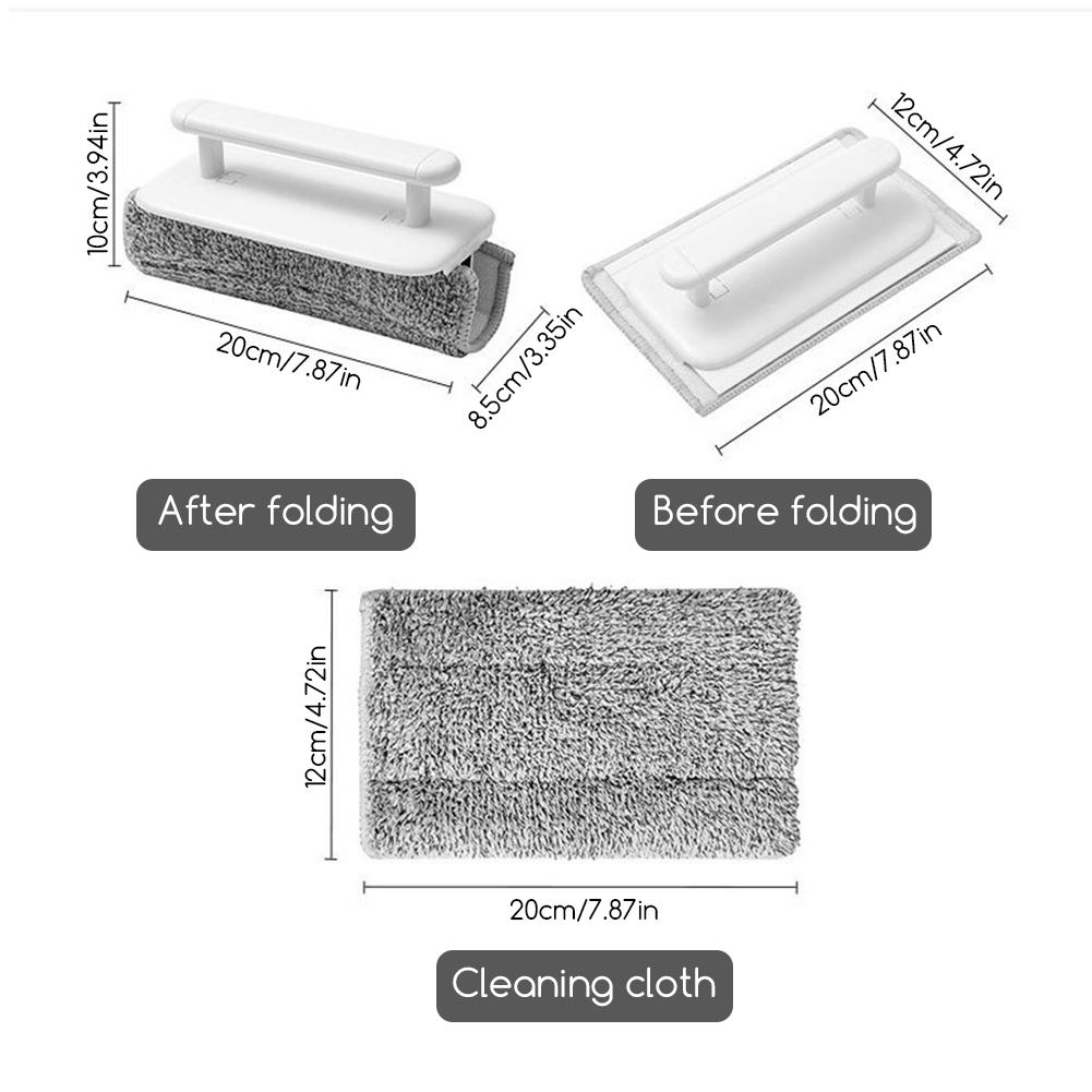 2 in 1 Groove-Cleaning Tool Sliding Door Track Cleaning Tools Window Frame Door-Groove Cleaning Brush