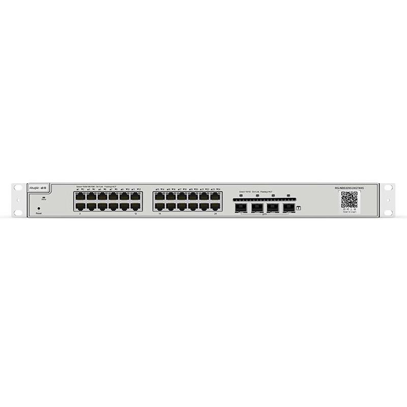 Ruijie 24-Port Gigabit Managed Ethernet Switch with 10G Uplink