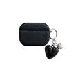 Simple solid color leather pattern for AirPods 1 apple bluetooth wireless headset cover pro1 protective cover 1/1 generation female