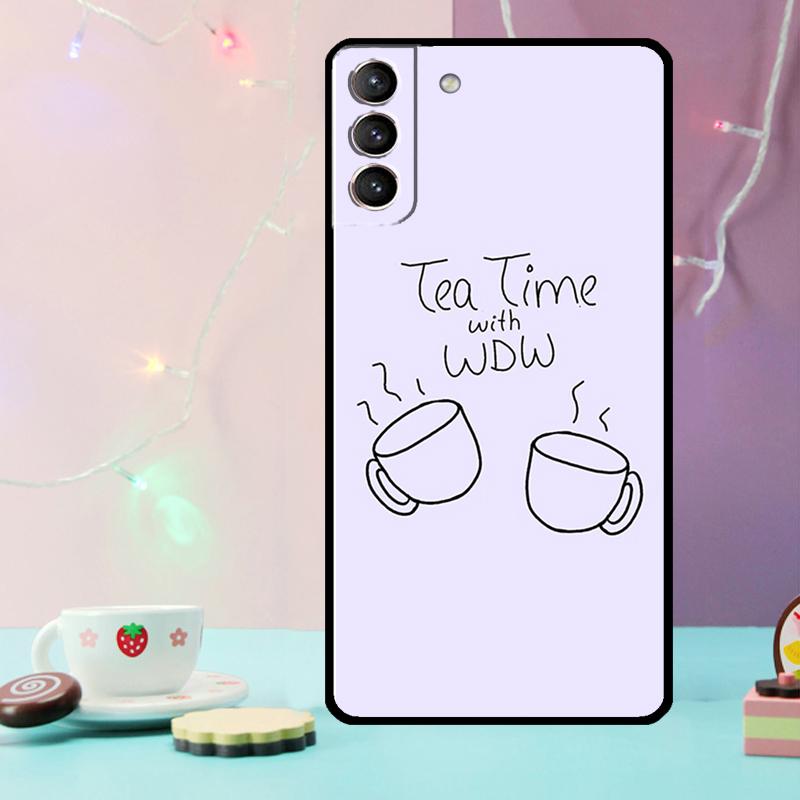 Coffee Wine Cup Phone Case For Samsung Galaxy S25 Ultra S20 S21 S22 S23 S24 Plus S9 S10 S24 FE S25 FE Cover