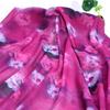 100x150cm 30D Printed Chiffon Ink Chinese Style Fabric Transparent for Sewing Skirt Gauze Scarf Clothing Fabric