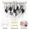 Weldomcor Macrame Wall Hanging Leaf Woven Tapestry Bohemian Chic Wall Hanging Feather Large Handmade Wall Art Decor for Bedroom Living Room Apartment