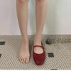 Fashion Ladies Shoes on Offer New Hot Sale Mary Janes Women's Flats Outdoor Daily Women Square Toe Buckle Strap Shallow Retro Flat Shoes