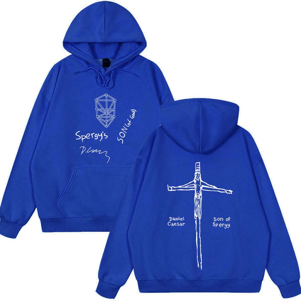 Daniel Caesar Son of Spergy Tour Print Hoodie Herren Damen Mode Sweatshirt Vintage Langarm Pullover