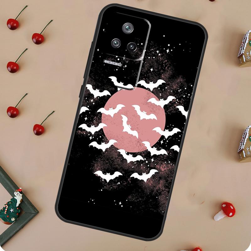 Halloween Bat Case For Xiaomi 17 Pro Max 13 14 15 Ultra 14T 15T Pro POCO F7 F5 F6 X3 X5 X6 X7 Pro Cover