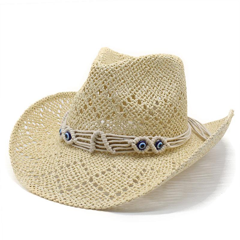 Bohemian Minority Suede Hat Belt Couple Hat Western Cowboy Top Hat