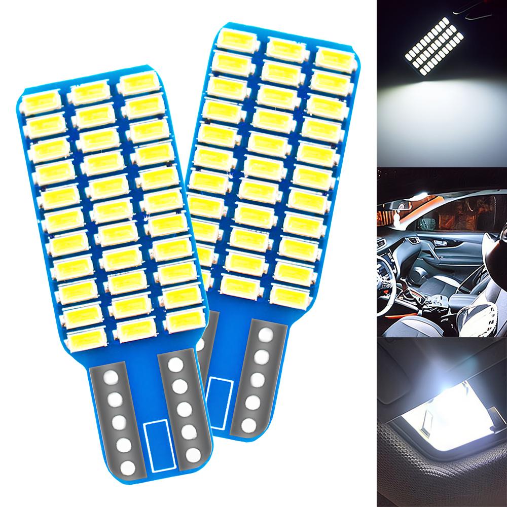 10/20PCS Car Auto Canbus Dome Reading Light W5w T10 168 194 Turn Signal License Plate Trunk Bulb White Lamp Interior Dome Lamps